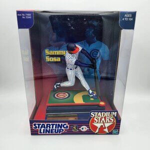 NIB Sammy Sosa MLB Chicago Cubs 1999 Hasbro Starting Lineup Stadium Stars SP ED